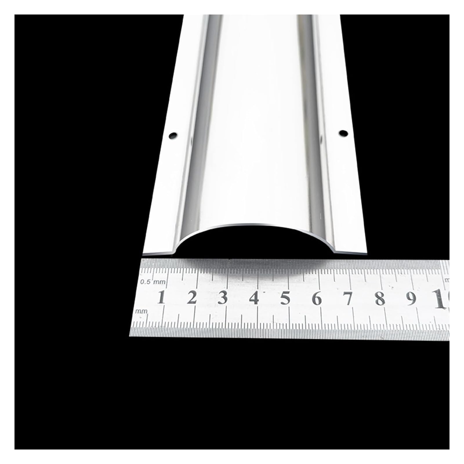 Copertura per cavi da pavimento, protezione per cavi da pavimento, kit di canalina per cavi in acciaio inox, ampia gestione dei cavi da 3,5 cm, striscia correttore a basso profilo (larghezza interna