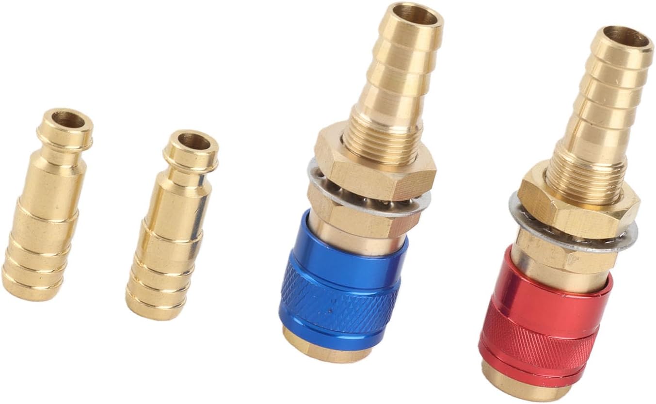 Yosoo Water Cooled Gas Adapter Welding for Gun Quick Connector Water Cooling for Db Welding Equipment (10mm)