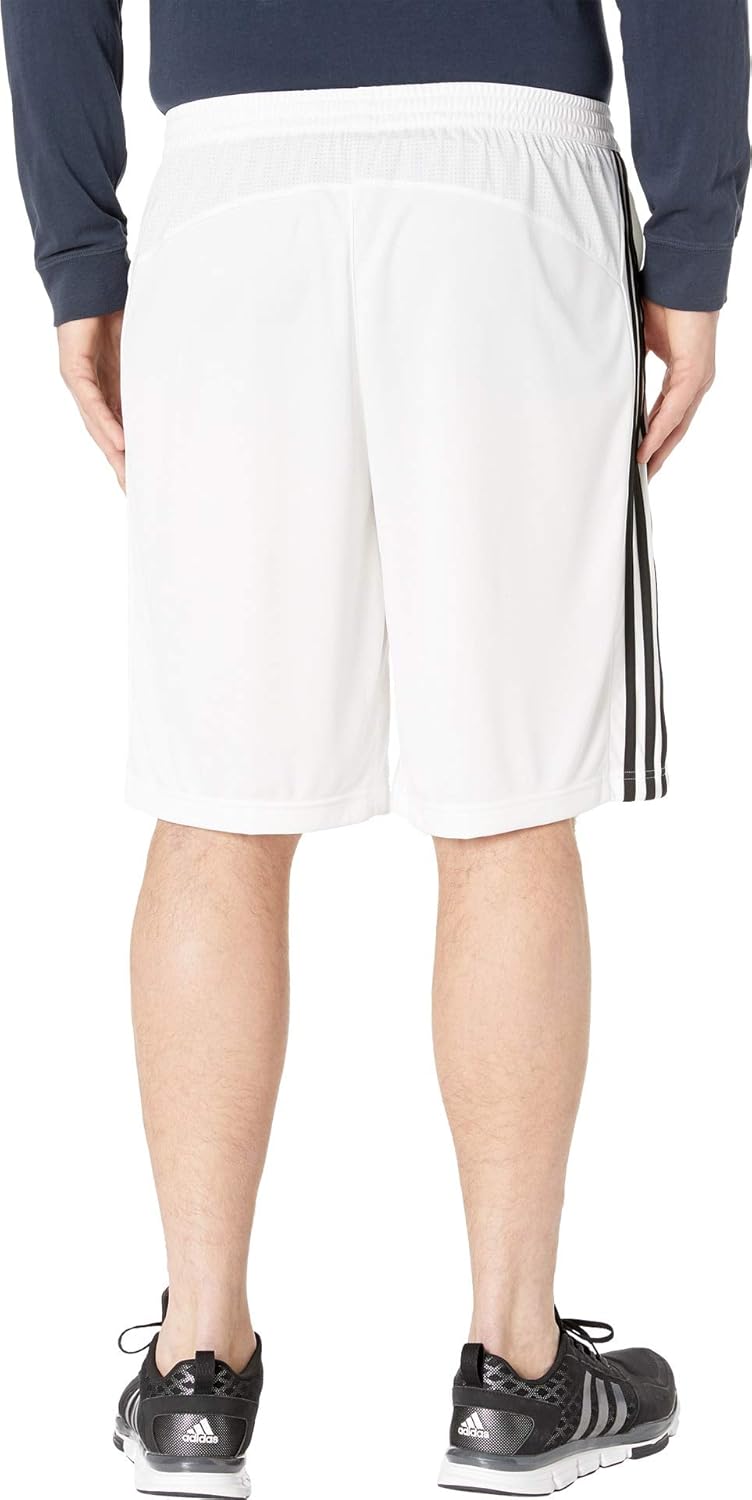 adidas Men's Designed 2 Move Climacool 3-Stripes Shorts XX-Large Tall White/Black