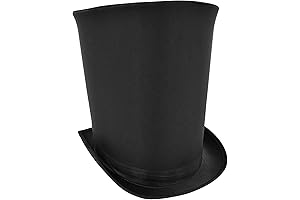 Adult Oversized Black Top Hat for the Towering Gentleman