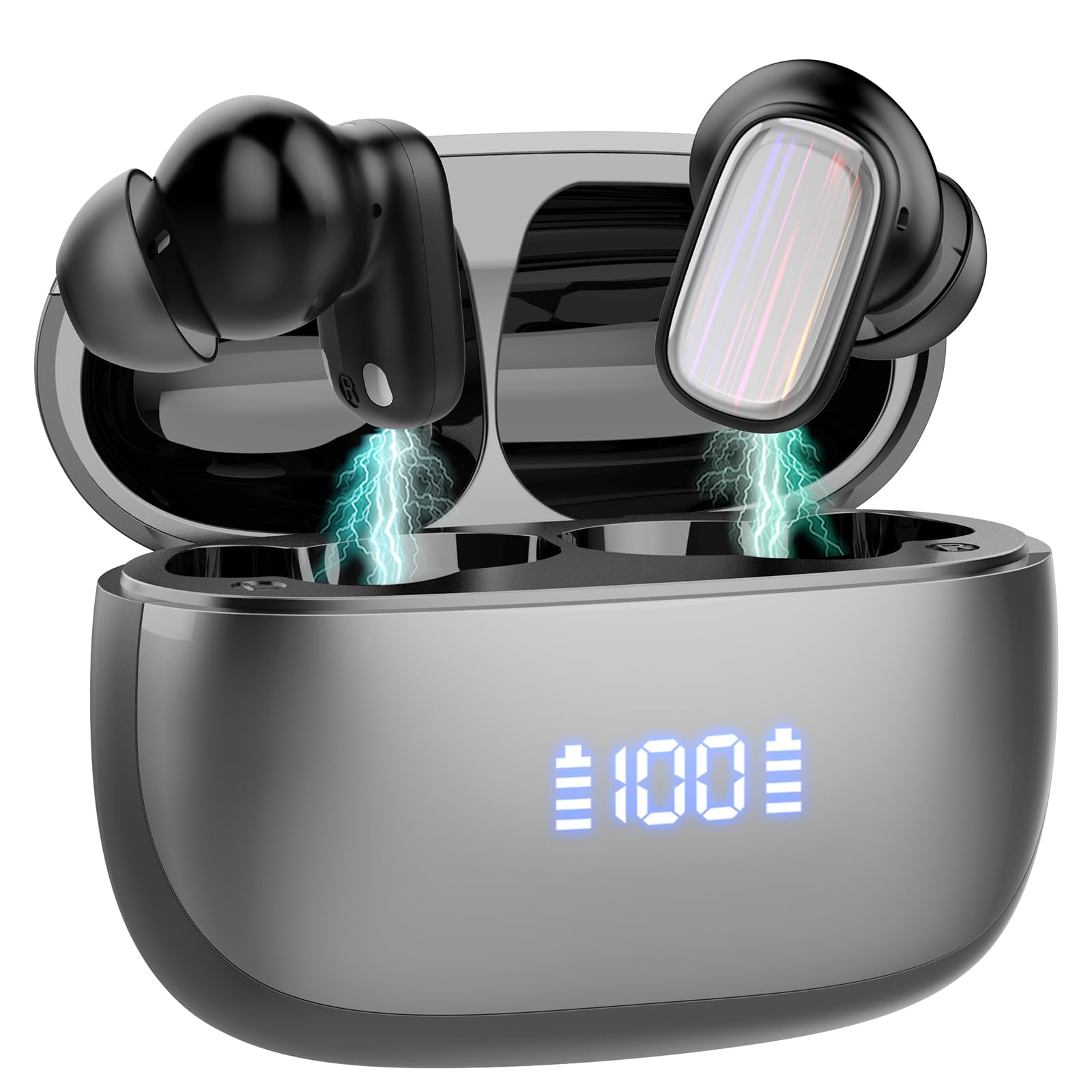 Écouteurs Traducteur Instantané Bluetooth 5.4 - 164 Langues - 40 H D'autonomie - 3-en-1 : Traduction, Musique, Appels