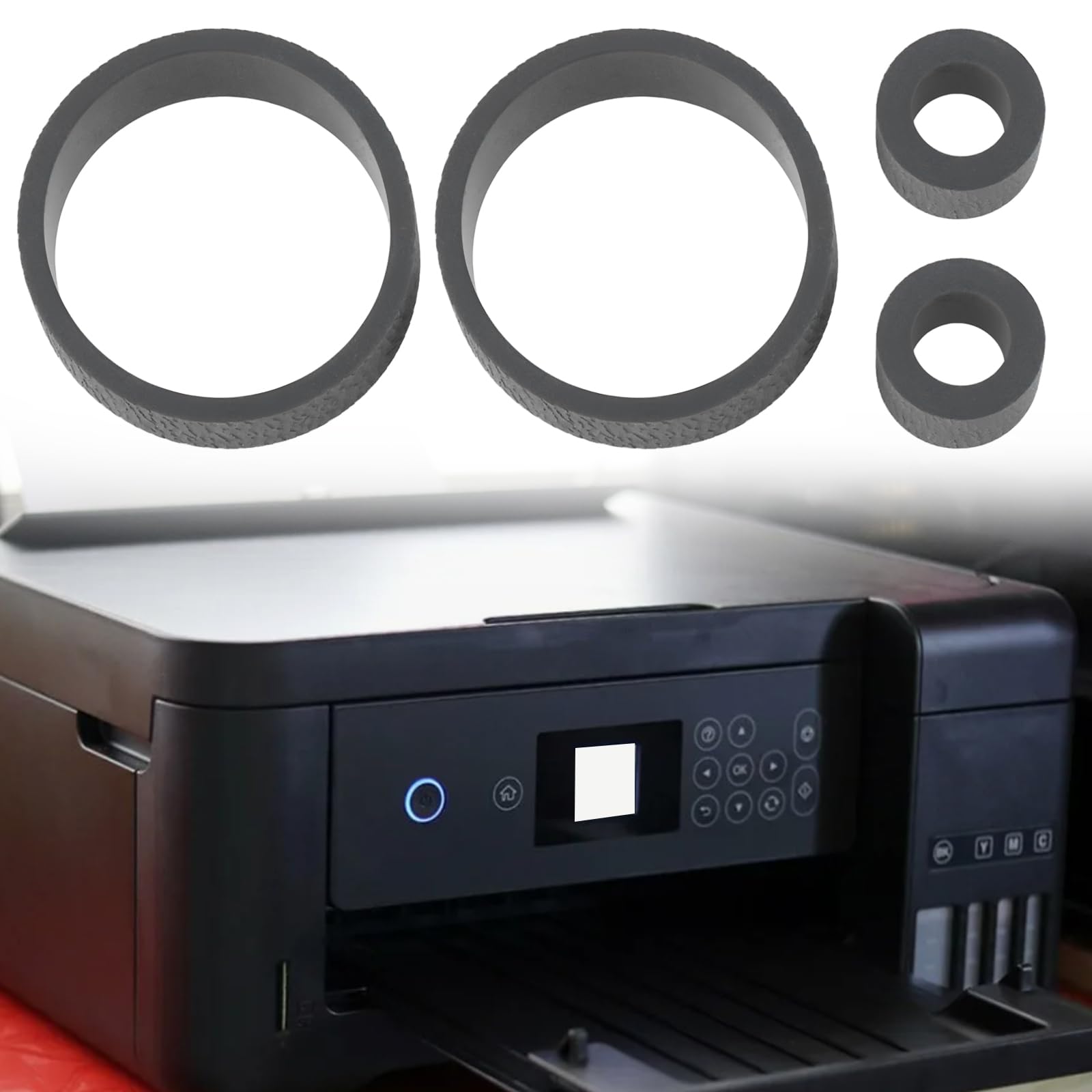 10x Almohadillas de Separación para Rodillo de Alimentación de Recogida Compatible con EPSON L3110 L3150 L4150 L4160