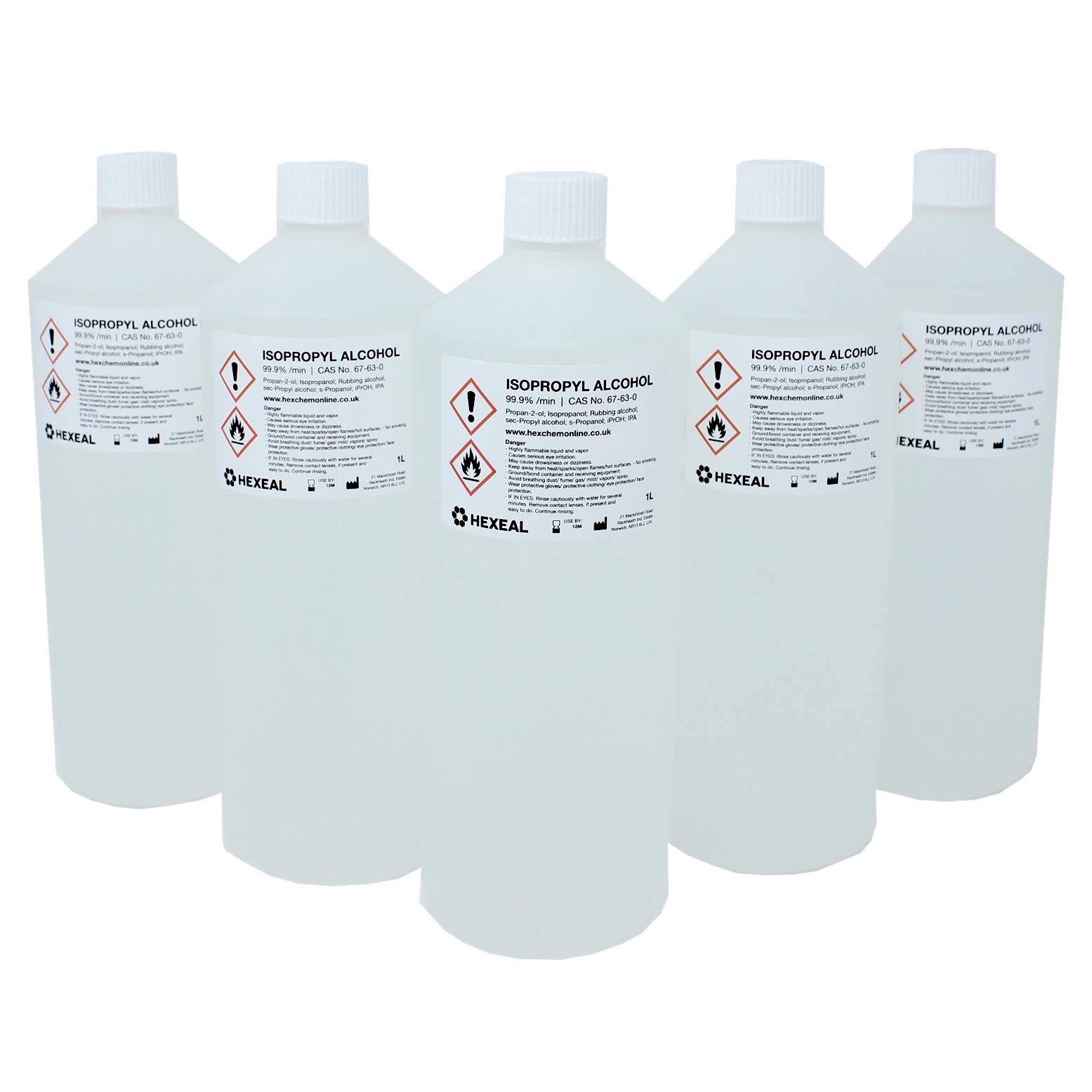 Hexeal IPA 99.9 10L Lab Grade Isopropyl Alcohol/Isopropanol 99.9