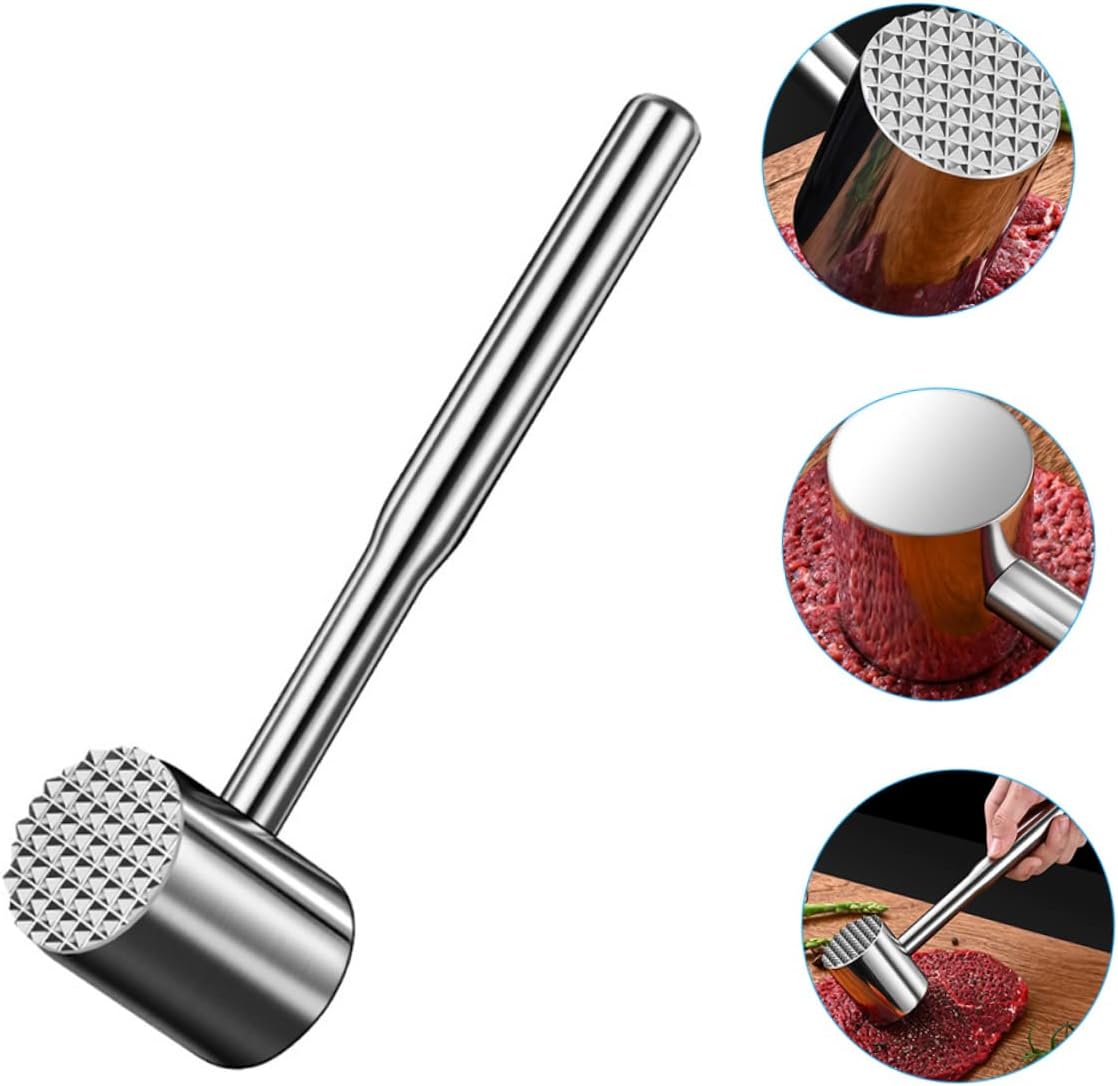 ABOOFAN Meat Mallet Meat Hammer Tenderizer Smasher Steak Tips Cube Steak Maker Kitchen Tool