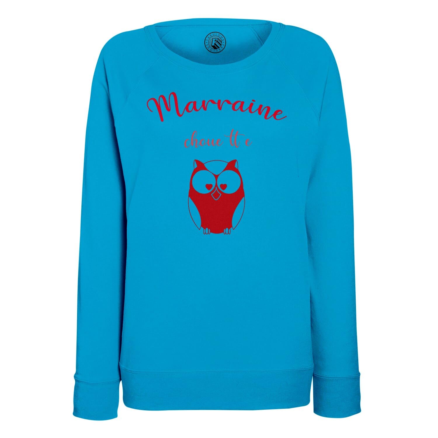 Sweatshirt Marraine Chouette en molleton premium douceur douceur - 4