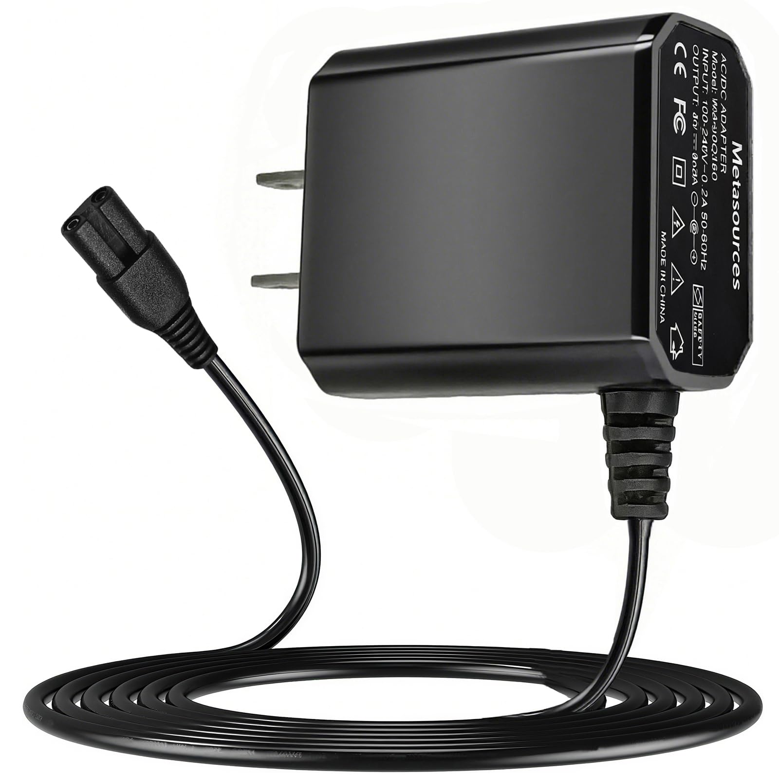 Amazon.com: Metasources 2-Prong 5V AC/DC Adapter Compatible with