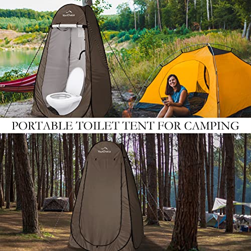 Your Choice Privacy Tent - Pop Up Shower Changing Toilet Tent Portable Camping Privacy Shelters Room 6.2 Ft Tall With Carrying Bag For Outdoors Indoors (Rose Red) #TOP4