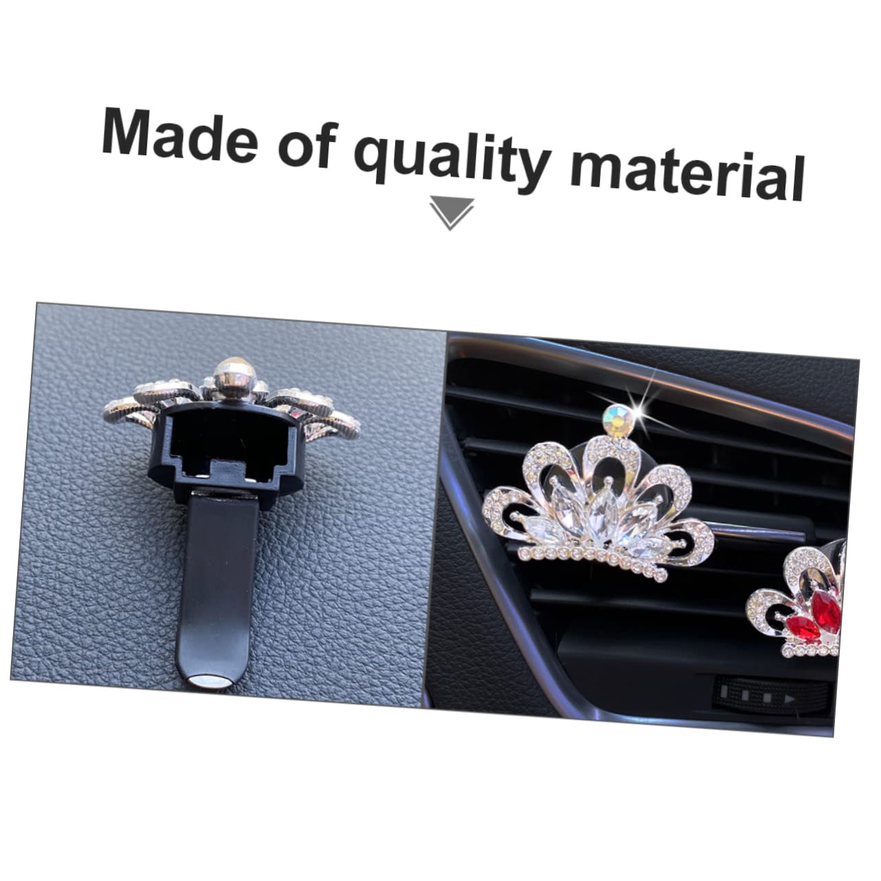 Healifty 12 Pz Clip Di Profumo Parti Di Signora Deodorante Per Auto Profumo Fermaglio Per Auto Aromatico Presa Automatica Clip Profumo Per Auto Presa D'aria Strass Mancare Che Xiang Bianca