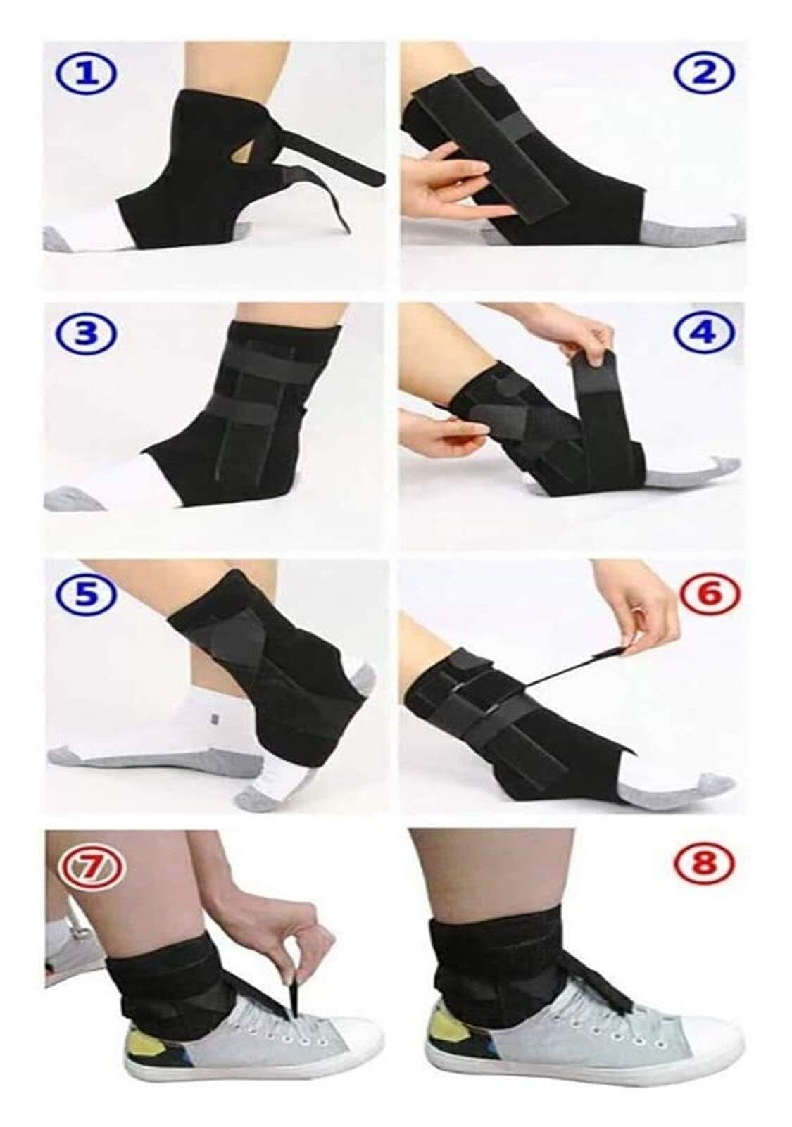 Cómoda férula for fascitis plantar, órtesis de tobillo y pie for aliviar la fascitis plantar, la tendinitis de Aquiles, el dolor de talón y tobillo(S)