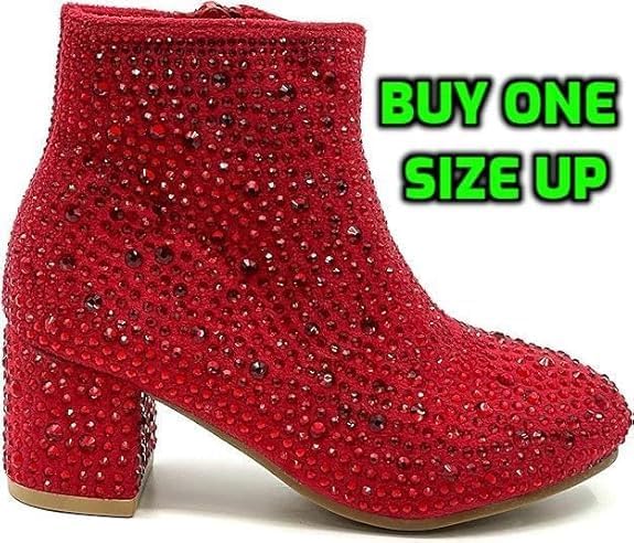 Forever Girls Dress Boots - Stylish Rhinestone Design