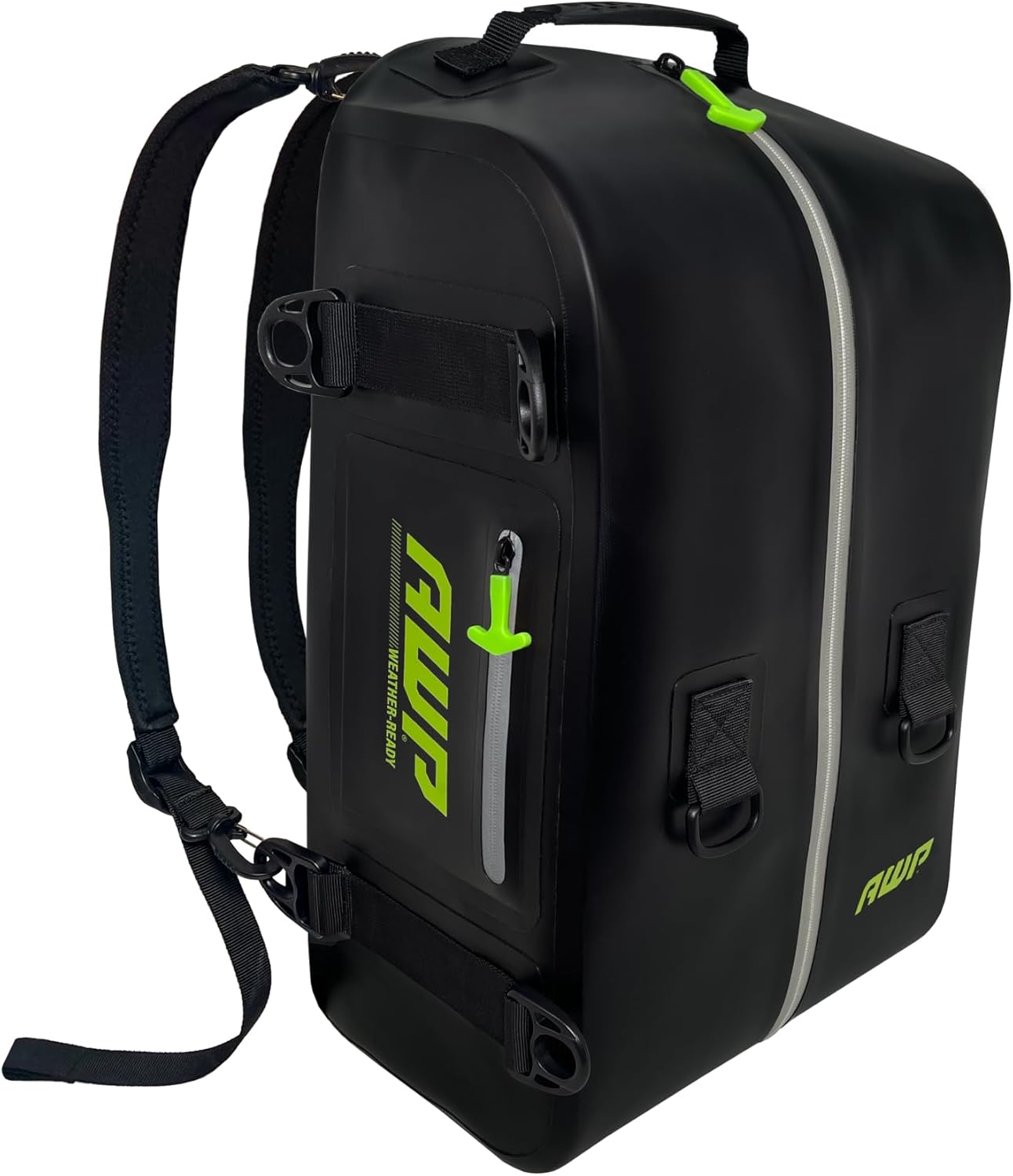 AWP 40L Waterproof Backpack, Black Tool Bag Packpack, Nylon