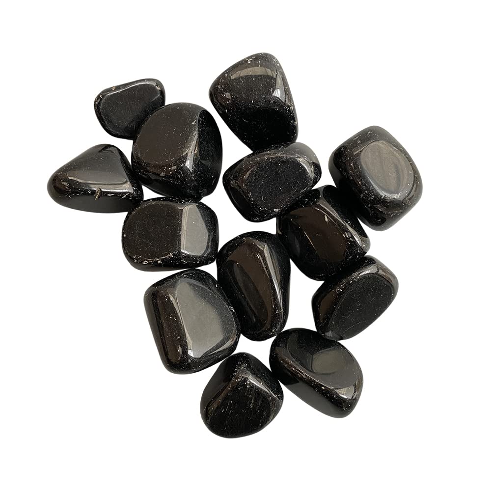 VIE Tumbled Crystals, 250g Pack, Black Obsidian