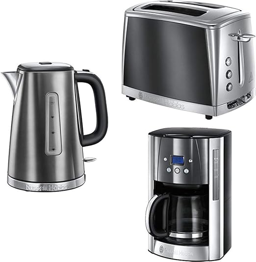 Russell Hobbs Luna Quiet Boil Electric Kettle 3000 W, 1.7 Litres with