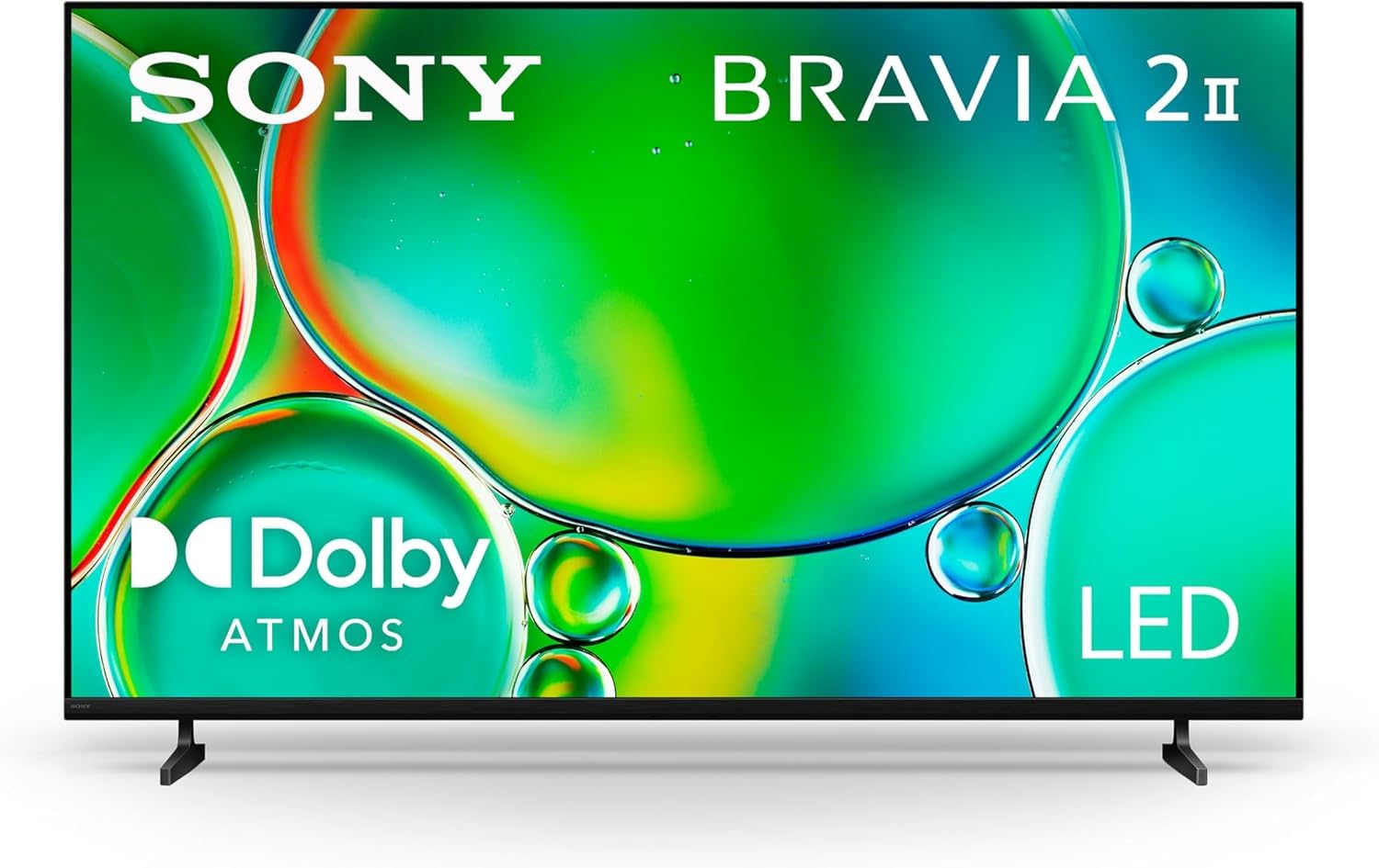 Sony BRAVIA 2 II 65 Inch 4K Ultra HD HDR LED Smart Google TV (2025 Model) with Dolby Atmos, Voice Control and PS Remote Play – K65S20M2