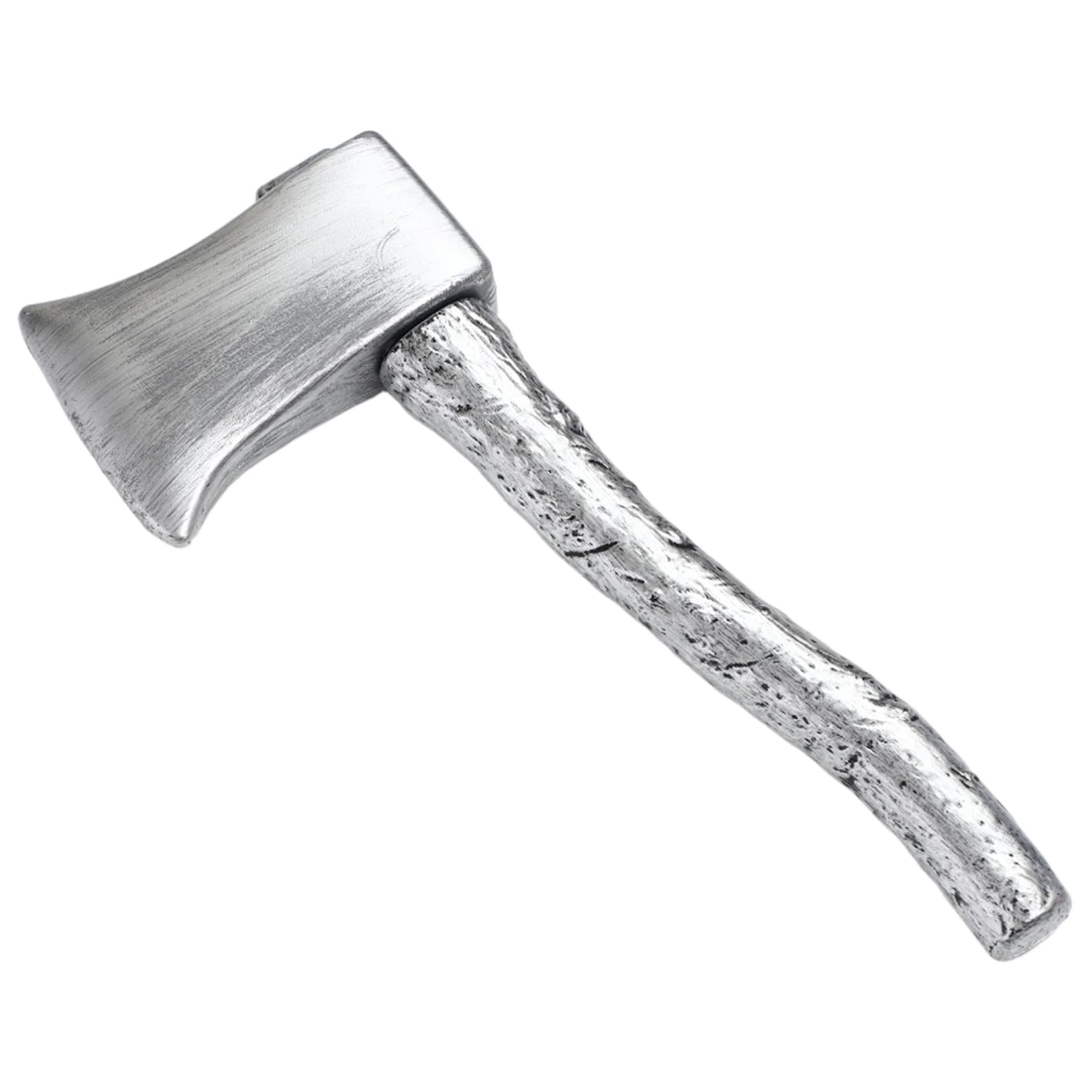 inhzoy Silver Tin Man Costume Set Funnel Hat with Heart Brooch Axe Prop Clock Gloves for Cosplay Accessory Items 1Pc Axe One Size