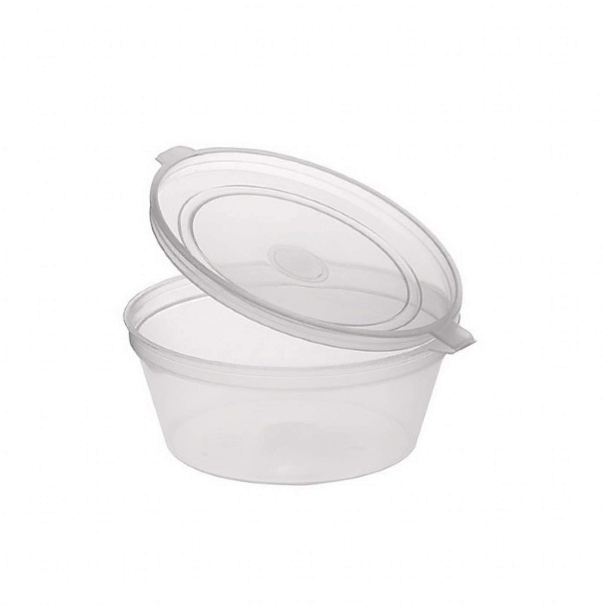 Buy Sabco Clear Round Hinged 1oz 2oz Pots with Lids. Deli Pots