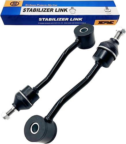 K3197 2 piezas para Jeep TJ Wrangler 1997-2006 Suspensión delantera estabilizador estabilizador barra final Drop Link Kit izquierda y derecha