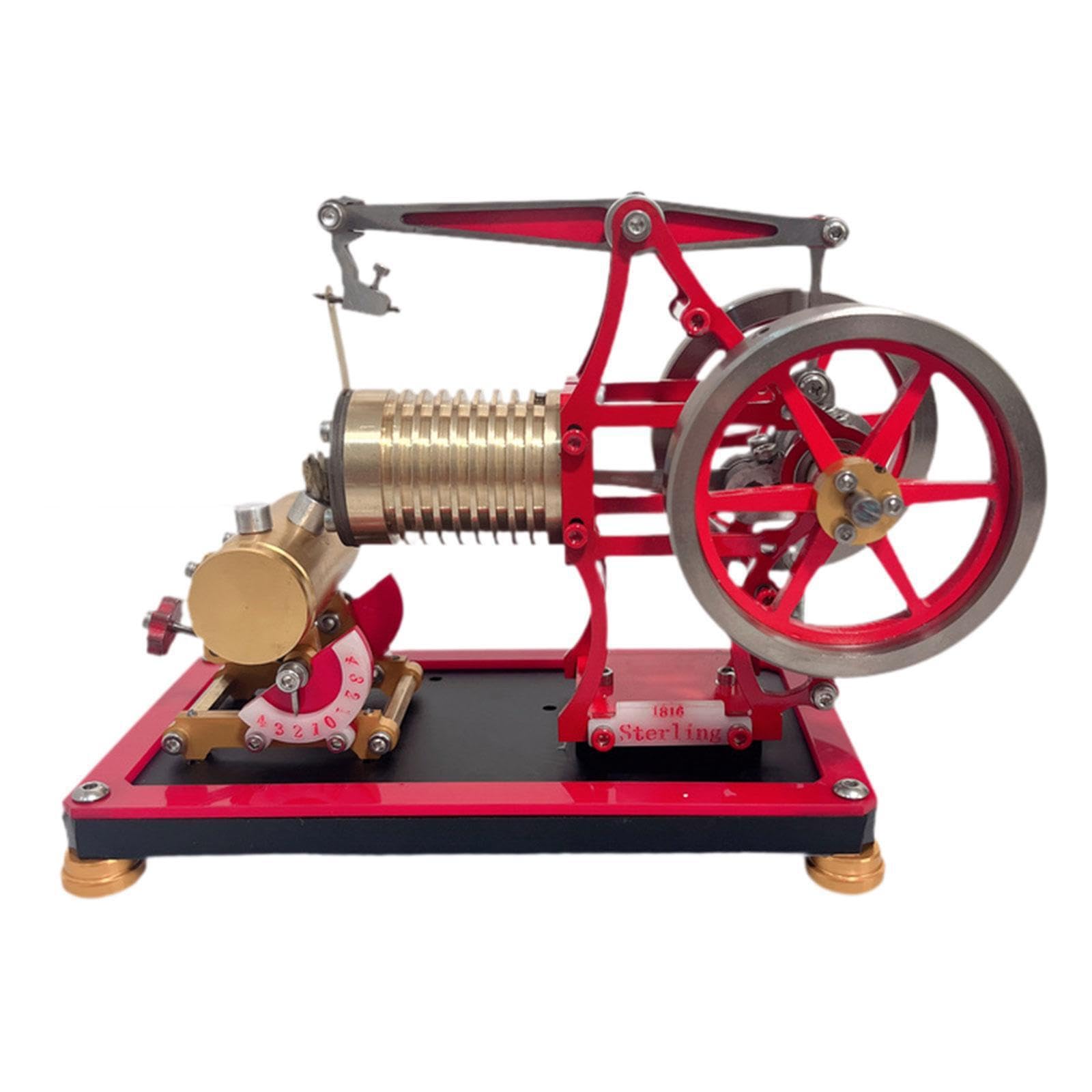KIOALXZ Juguete educativo para niños con motor de succión de fuego, modelo de experimento científico de física para estudiantes, que fomenta la curiosidad científica y el