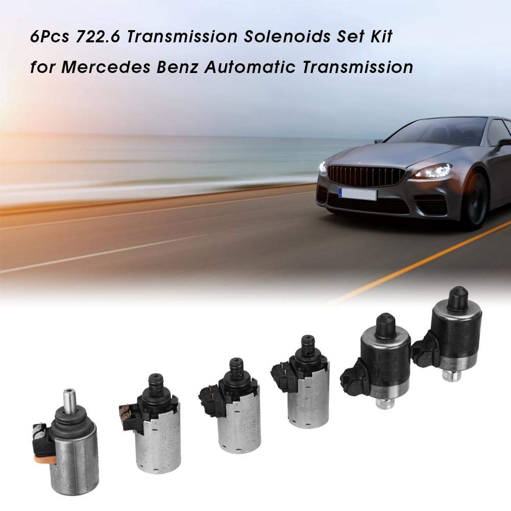 Kits de solénoïde de la transmission 722.6, stabilité de grande précision de solénoïde de transmission automatique de 6Pcs