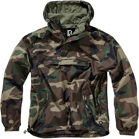 Brandit Veste Imperméable Woodland Cover