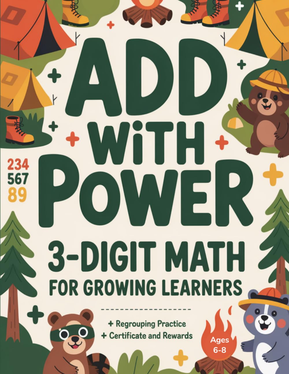 Three‑Digit Addition Challenge Workbook: Master Vertical Addition with Regrouping Through Clear, Structured Practice (Vertical Addition Practice)