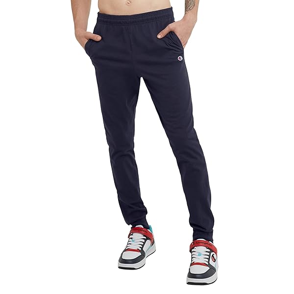 Champion Men's Joggers, Everyday Cotton, Lightweight Lounge Knit Pants for Men, 31"