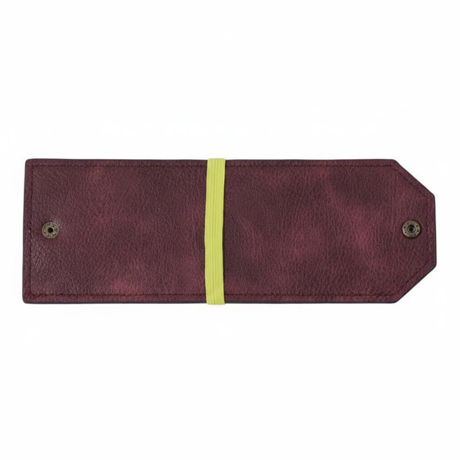 MYADDICTION Secure Snap Closure Money Wrap Wallet Long-Lasting Material Fast Reach Currency Holder Lightweight Compact Leather Wallet for Travel, Purple-picture-43