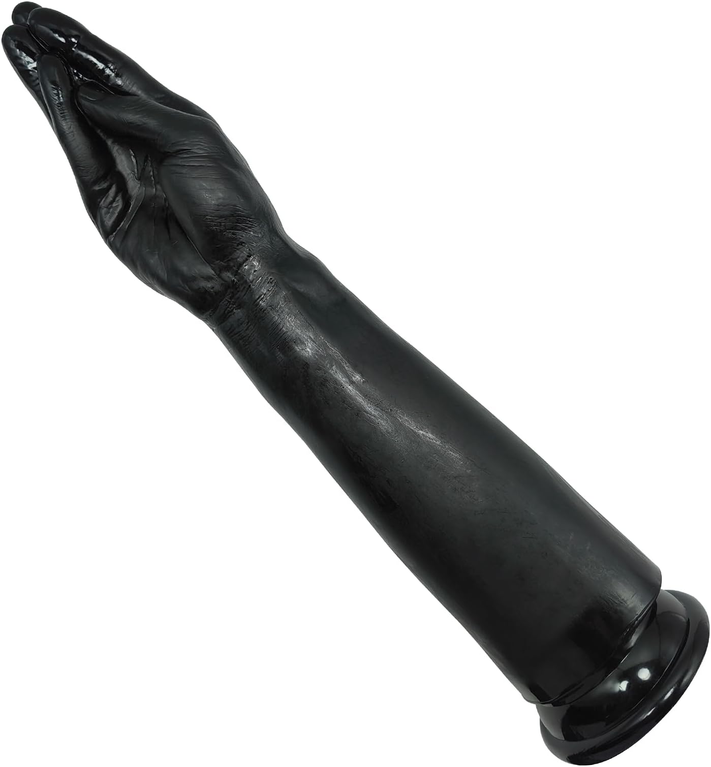 13.97 Inch Extra Large Realistic Hand Dildos Anal Plugs Fist Butt Plug Anal Sex Toys with Suction Cup Long Realistic Lifelike Hand Dildos Women Men Couple Thick Anal Trainer Anal Dildo (Black)