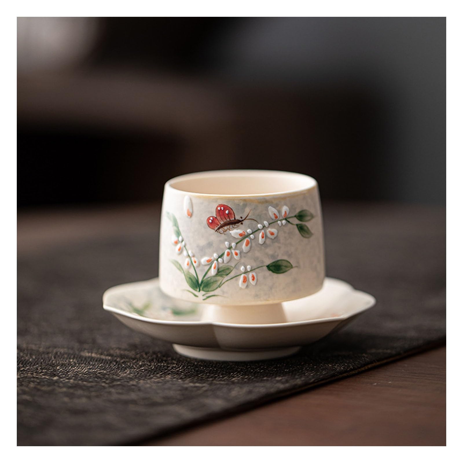 Tasse à latte vintage en céramique pour vos pauses café au bureau et à la maison