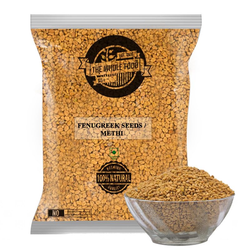 The Whole Food Co. Deluxe Fenugreek Seeds | Whole Methi Dana Seed...
