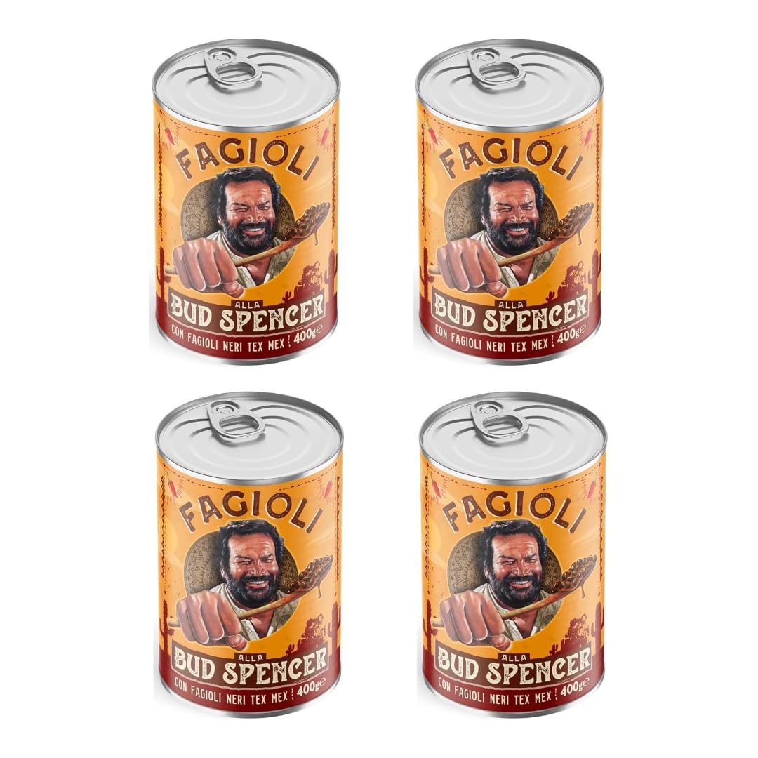 Fagioli alla Bud Spencer - Ricetta Tex Mex - 4 lattine da 400 g