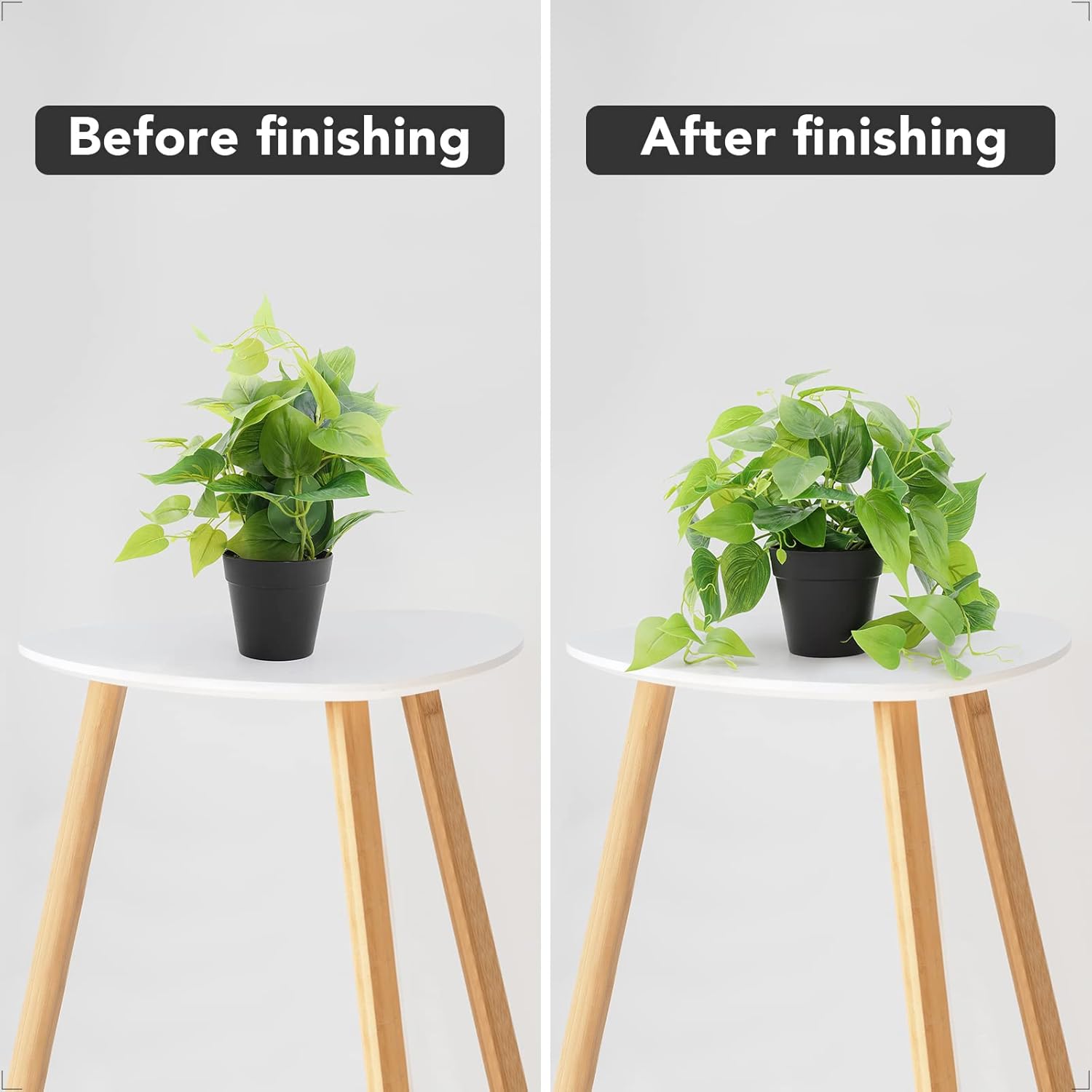 AceList 2 Pack Fake Plants Decor, Artificial Plants for Home Decor Indoor, Fake Ivy Potted Plants for Shelf Decor Realistic Faux Plants Indoor with Pot for Home Living Room Bedroom Office Decoration