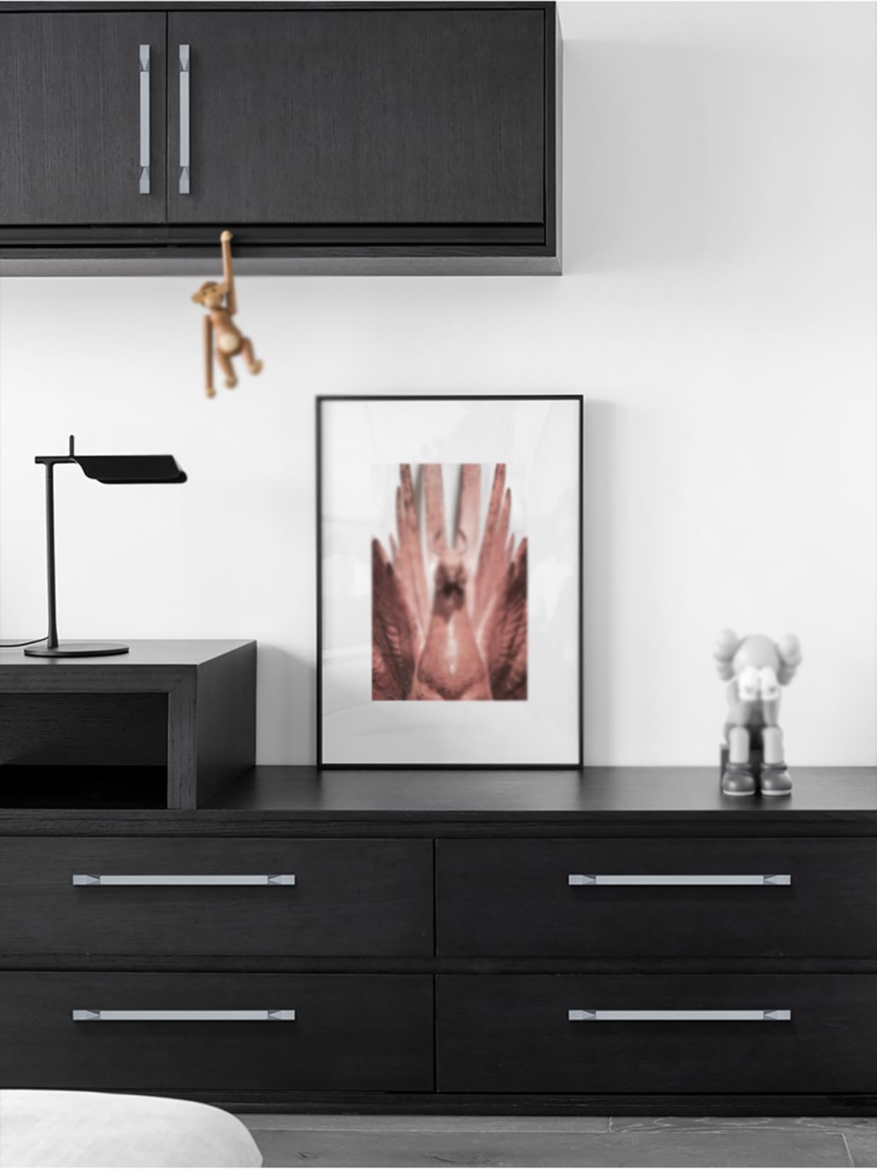 2 Pezzi Maniglie per Mobili,Maniglia per Armadio da Cucina in Lega di Aalluminio,Pomelli per Armadietti,Porta Dell'armadio,Cassetto Comò,con Viti (Grigio,lunghezza 800mm)