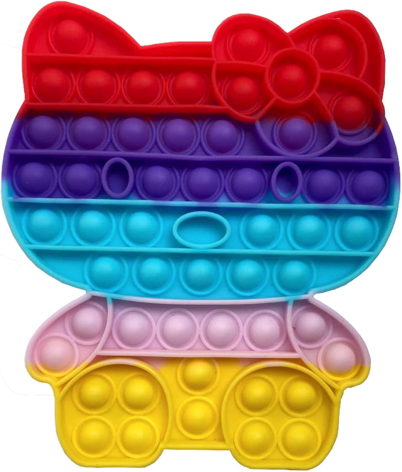 NF ROADTOLOVE Pop it Fidget Toy | Juguete Sensorial Antiestres para Niños y Adultos | Bubble Push Pop | Juguetes de Explotar Burbujas para Aliviar Ansiedad y Estrés | Pop it Hello Kitty Niñas .