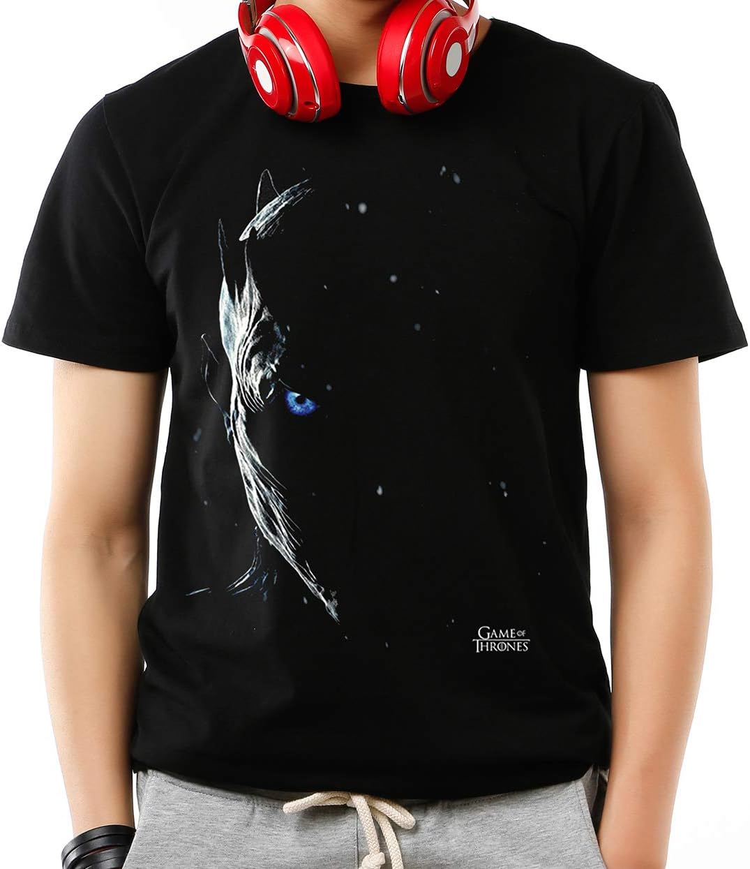 Game of Thrones Night King Black T-Shirt 100% Officially Licensed Merchandise