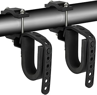 UTV Gun Holder, UTV Gun Rack Bow Rack Shovel Mount Fits for 1.75”- 2” Roll Bars Compatible with Polaris RZR Ranger Can-Am Kawasaki Snowmobile Golf Cart - BELINOUS