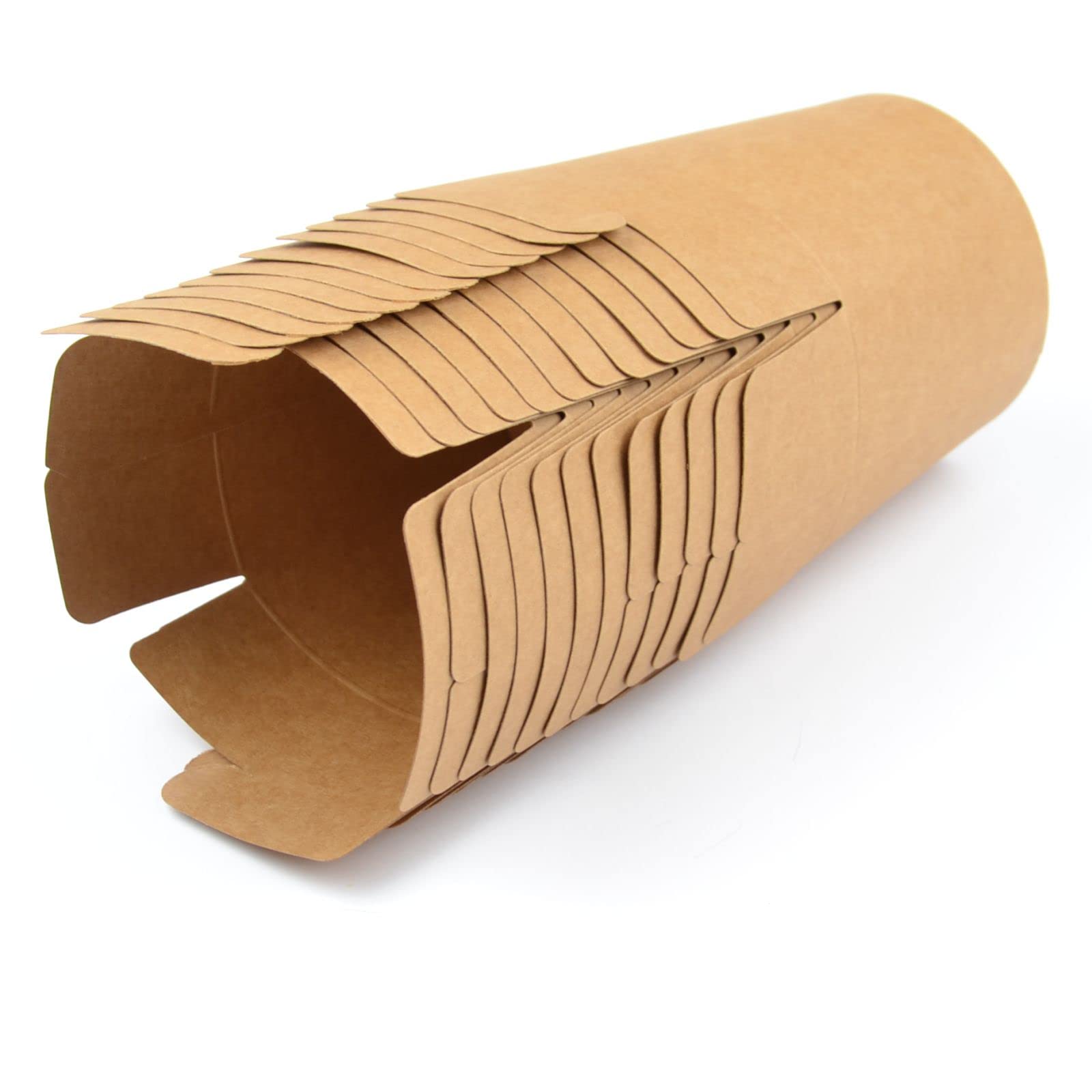 Generisch 500 Stück Dönerboxen, Kraft, 750 ml (26 OZ) Braun Kebab Snackbox Foodcontainer Pappbox Nudelbox Asiabox Pastaboxen Food-Boxen Take-away Imbiss Pommes-Box