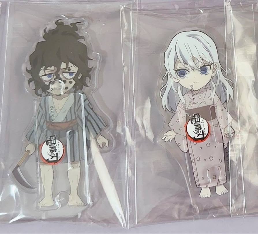 梅＆妓夫太郎 ペアアクリルキーホルダー 「鬼滅の刃 遊郭編」 グッズ-キーホルダー】鬼滅の刃 遊郭編 ペアアクリルキーホルダー/梅