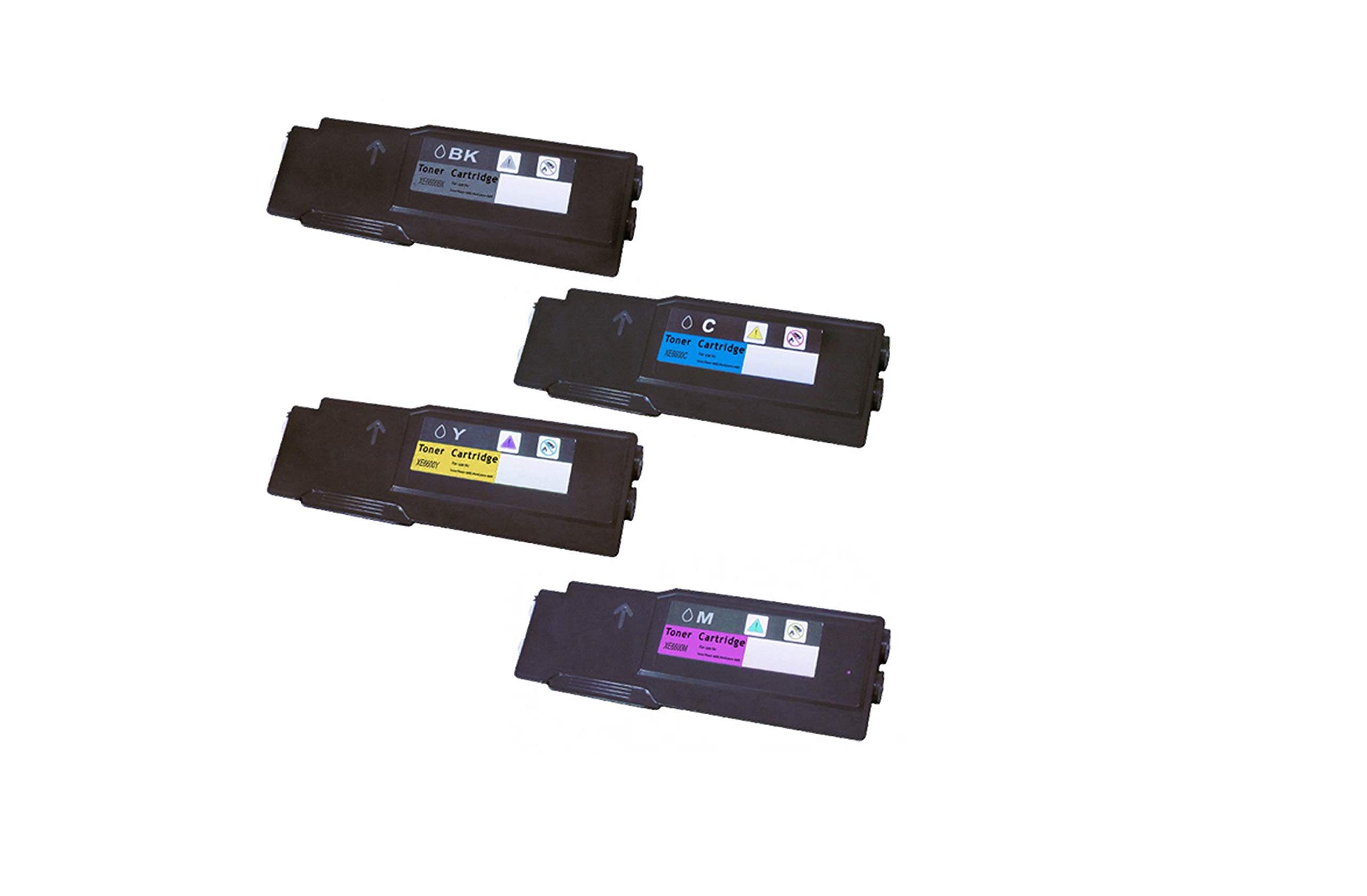 Speedy Toner XR 6600-4 Compatible Laser Replacement Toner for Printer Phaser 6600, 4 Pack