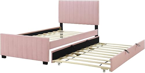 Miniatura 37 de SOFTSEA Cama de plataforma tapizada tamaño Queen con cajón de almacenamiento, marco de cama tapizado con cabecera con respaldo de alas, soporte de