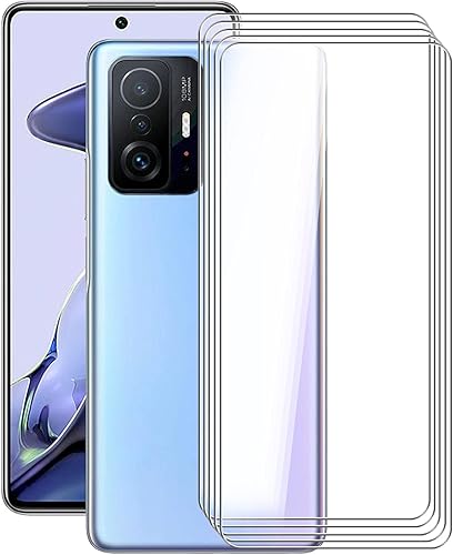Miniatura 1 de Protector de pantalla para Xiaomi 11T (5 unidades) de alta transparencia [dureza 9H] [sin burbujas] Protector de pantalla de vidrio templado para