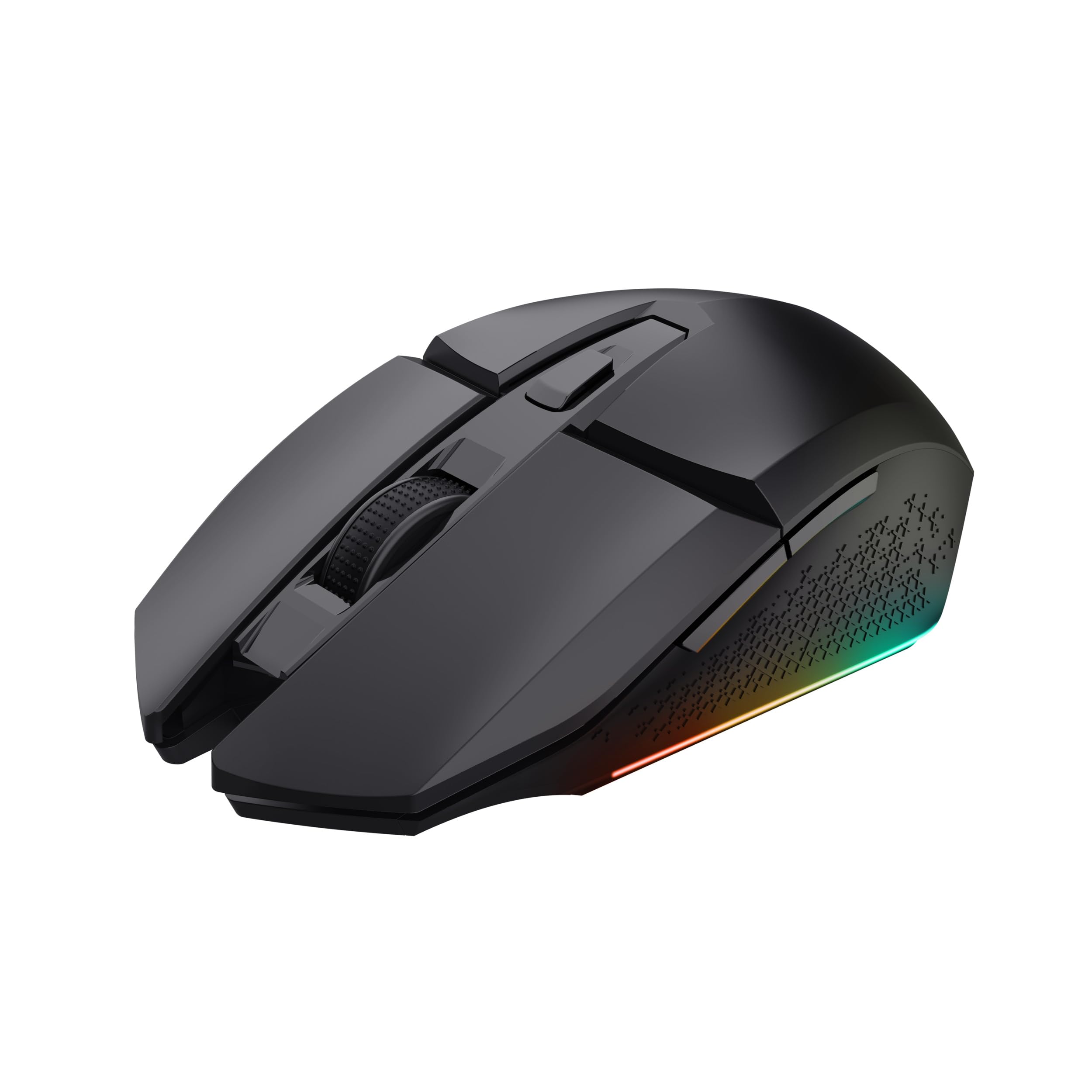 Trust GXT 1794 - Set tastiera da gioco QWERTZ DE, layout con mouse wireless e tappetino per mouse, pacchetto da gioco a LED 3 in 1, mouse wireless ricaricabile, 80 ore, tastiera compatta TKL USB,