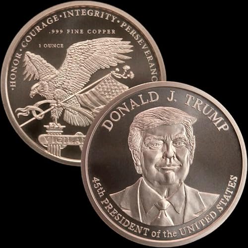 Donald Trump Coin 2020 - Limited Edition 1oz President Trump Copper Round. 0.99% Pure Copper Collectors Coin!