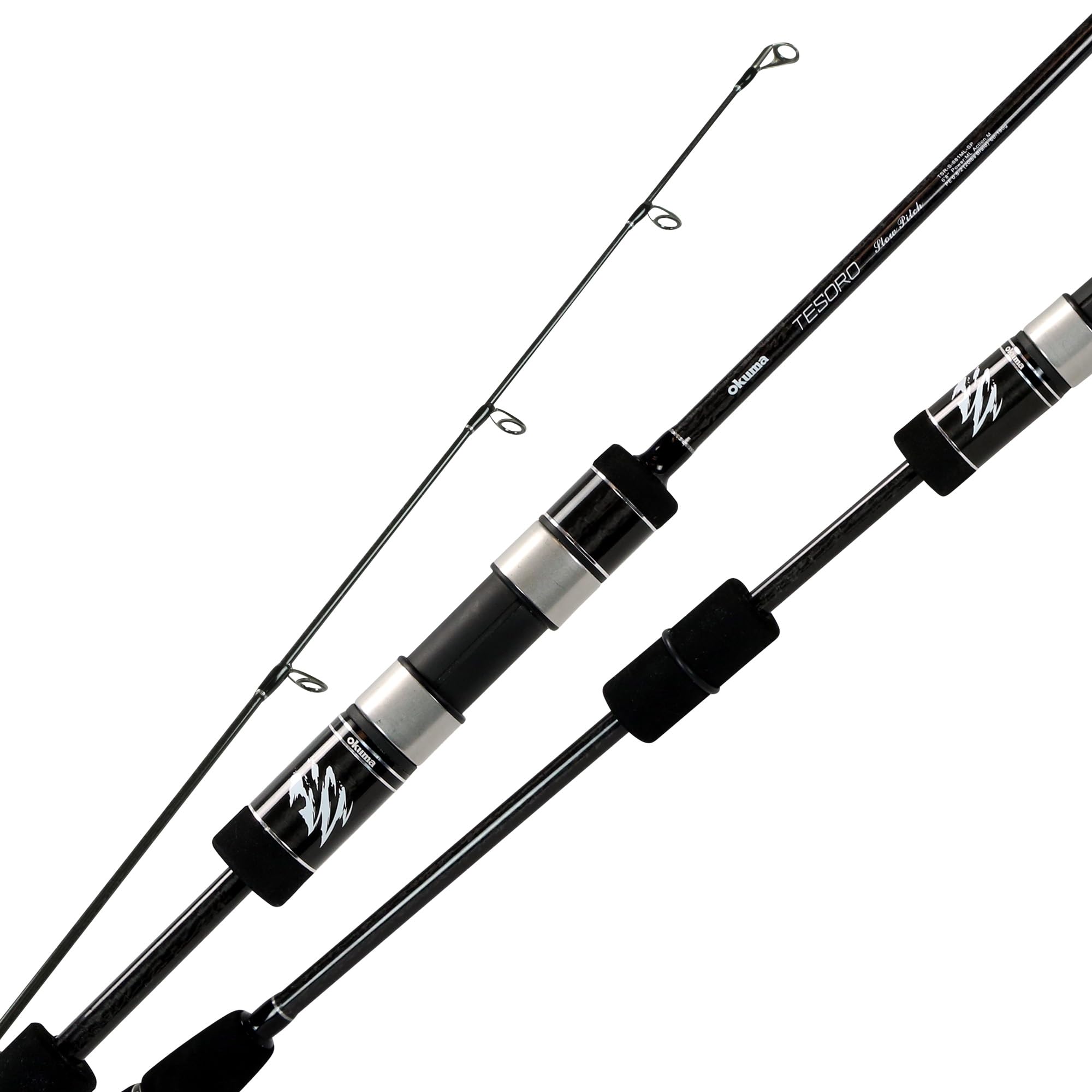 Okuma Tesoro Lightweight 24/30 Ton Carbon UXR Reinforced Fiber Blanks Jigging Rods, TSR-S-681ML-SP, Black : Sports & Outdoors