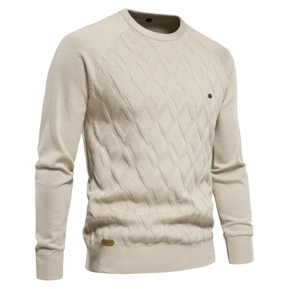 ZBDZSW Basic Uomini Maglioni Tinta Unita O-Collo Manica Lunga Lavorato A Maglia Maschio Pullover Inverno Moda Maglioni Caldi per gli Uom