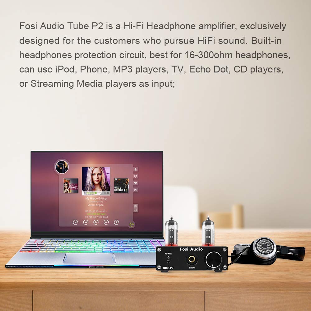 Fosi Audio P2 Headphone Amplifier 