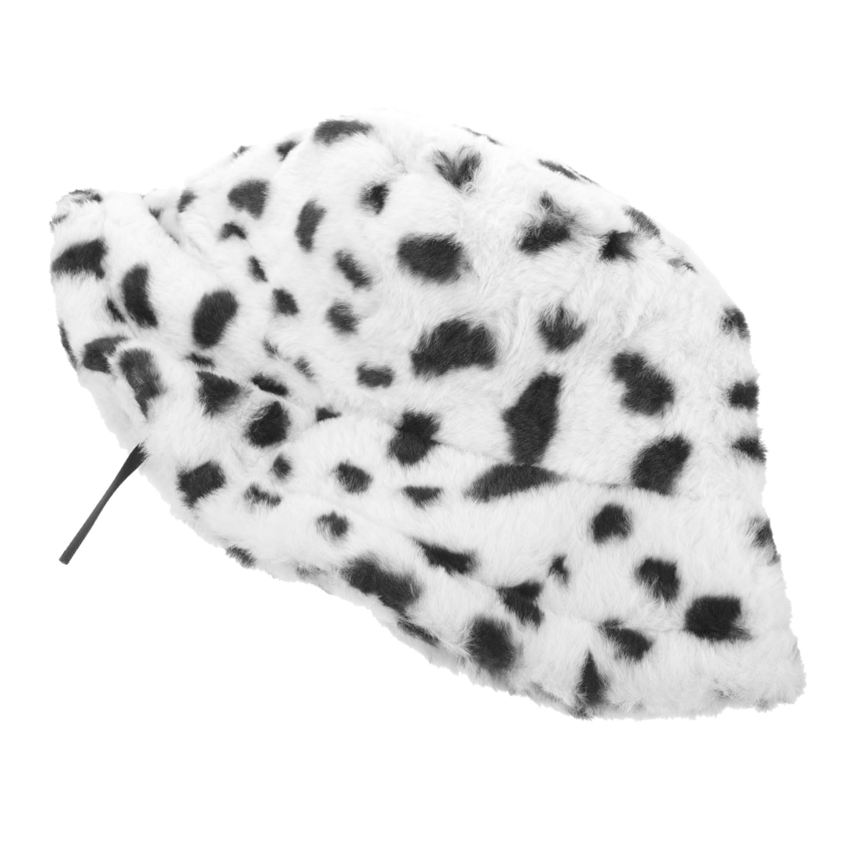COLLBATH Plush Imitation Rabbit Fur Bucket Hat for Women Fashion Warmth Stylish and Versatile Cap