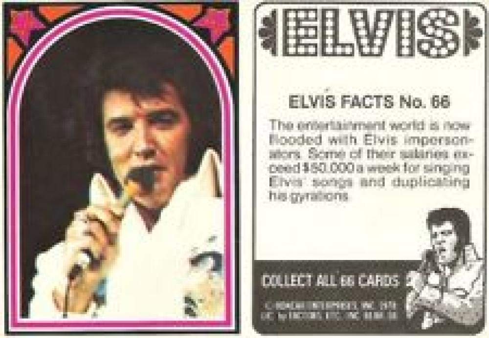 Elvis Presley Complete 1978 Trading Card Set Includes 66 Cards at Amazon's  Entertainment Collectibles Store