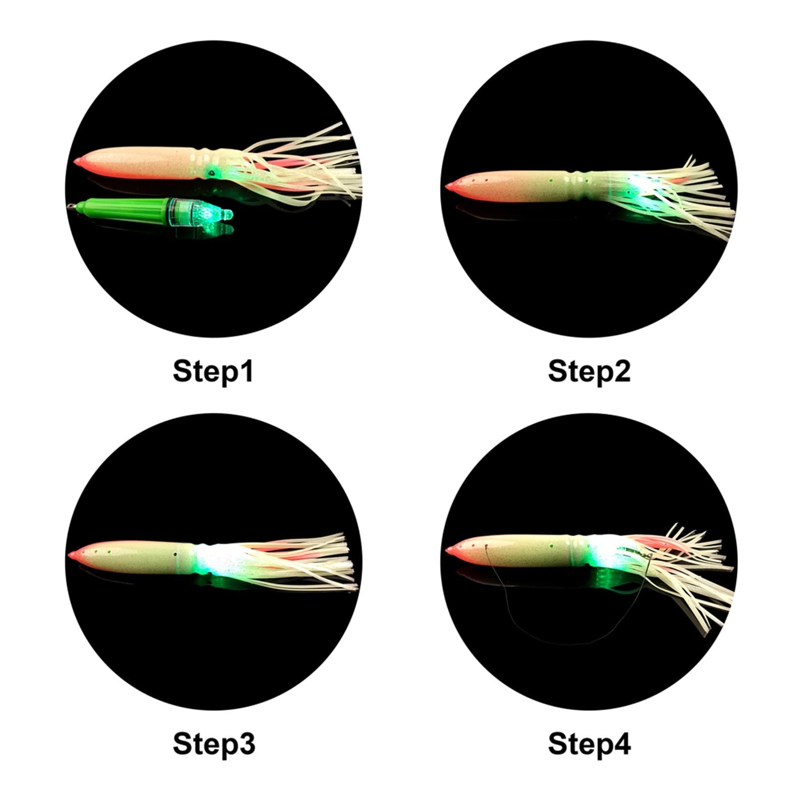 XILILHC 10 Esche da Pesca da 30 Cm/11,81 Pollici 56 G, Gonne Morbide for Calamari | Esca da pesca alla traina for polpo for esche da jigging in silicone