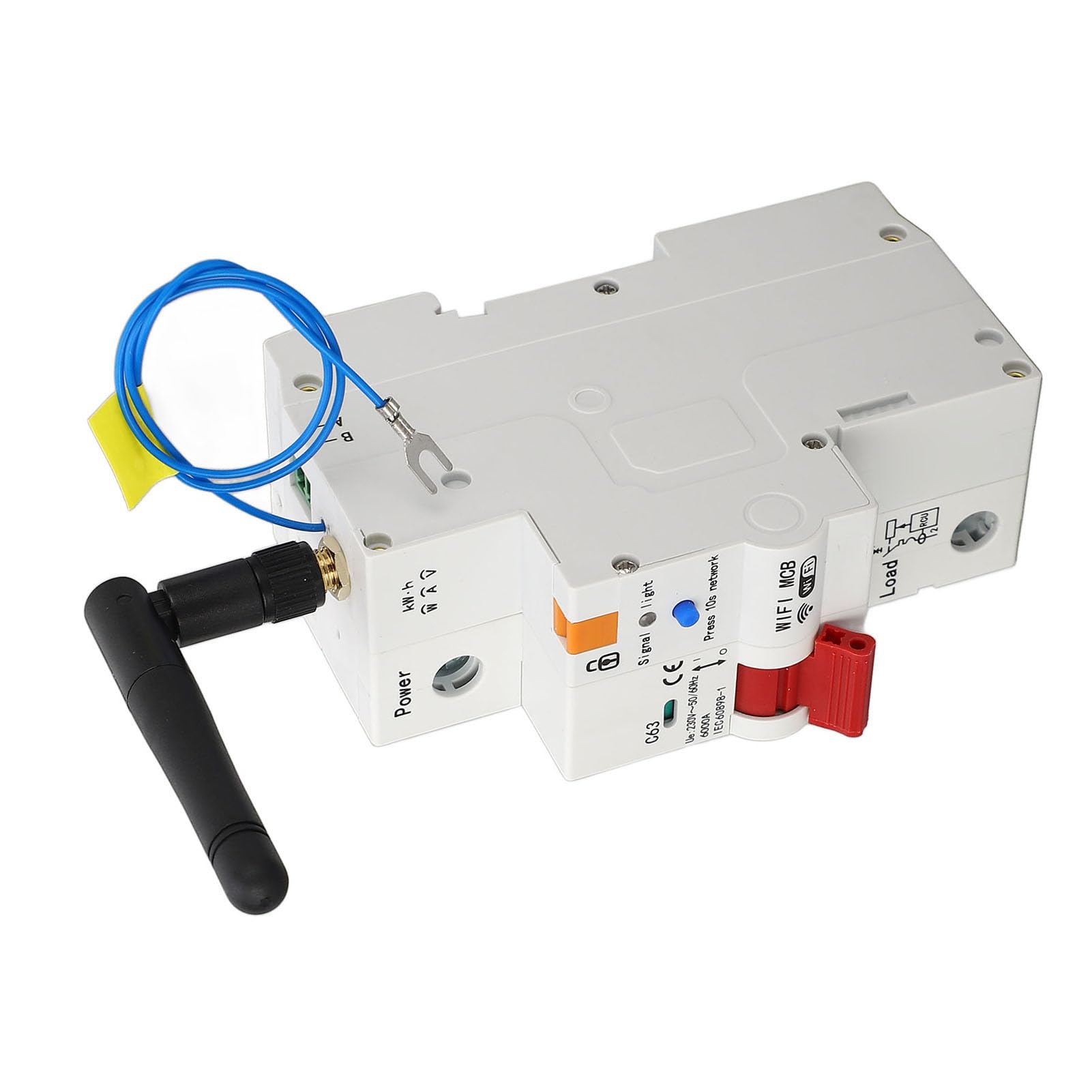 Interruttore Automatico WiFi Intelligente con Commutazione Programmata per PC Domotico Ritardante di 1P 63A per Casa, Ufficio